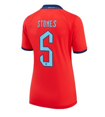 England John Stones #5 Replika Udebanetrøje Dame VM 2022 Kortærmet
